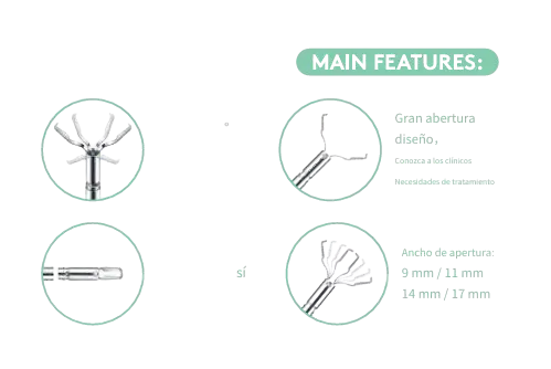 Alton clip hemostático desechable rotable para endoscopia, diseñado para control de sangrado en procedimientos gastrointestinales