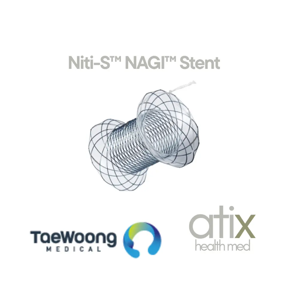 Stent de Páncreas Taewoong Niti-S™ Autoexpandible Flexible con Introductor NAGI