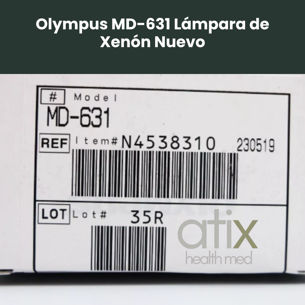  Olympus MD-631 Lámpara de Xenón Nuevo