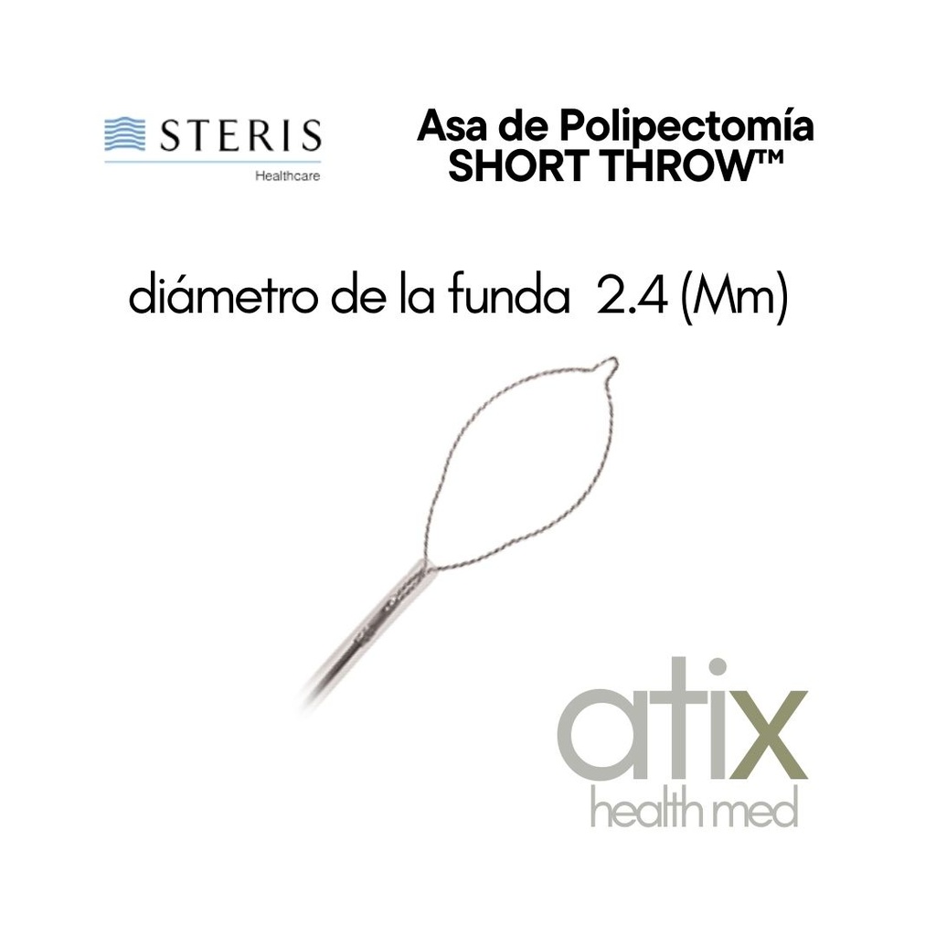 Steris Asa de Polipectomía Short Throw™ - Mini ovalada