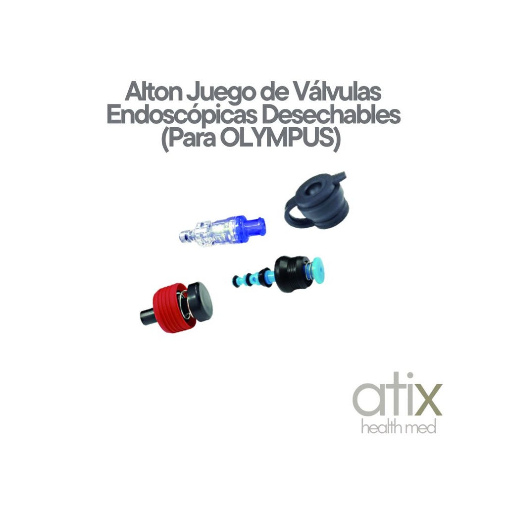 Alton Juego de válvulas desechables para endoscopio compatible equipo Olympus 