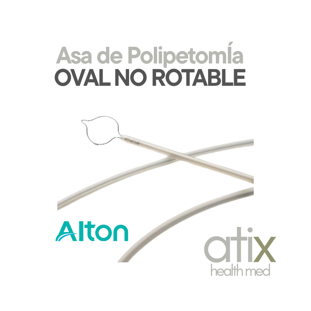 Alton Asa de Polipectomía Oval NO ROTABLE para uso CON ALTA FRECUENCIA 
