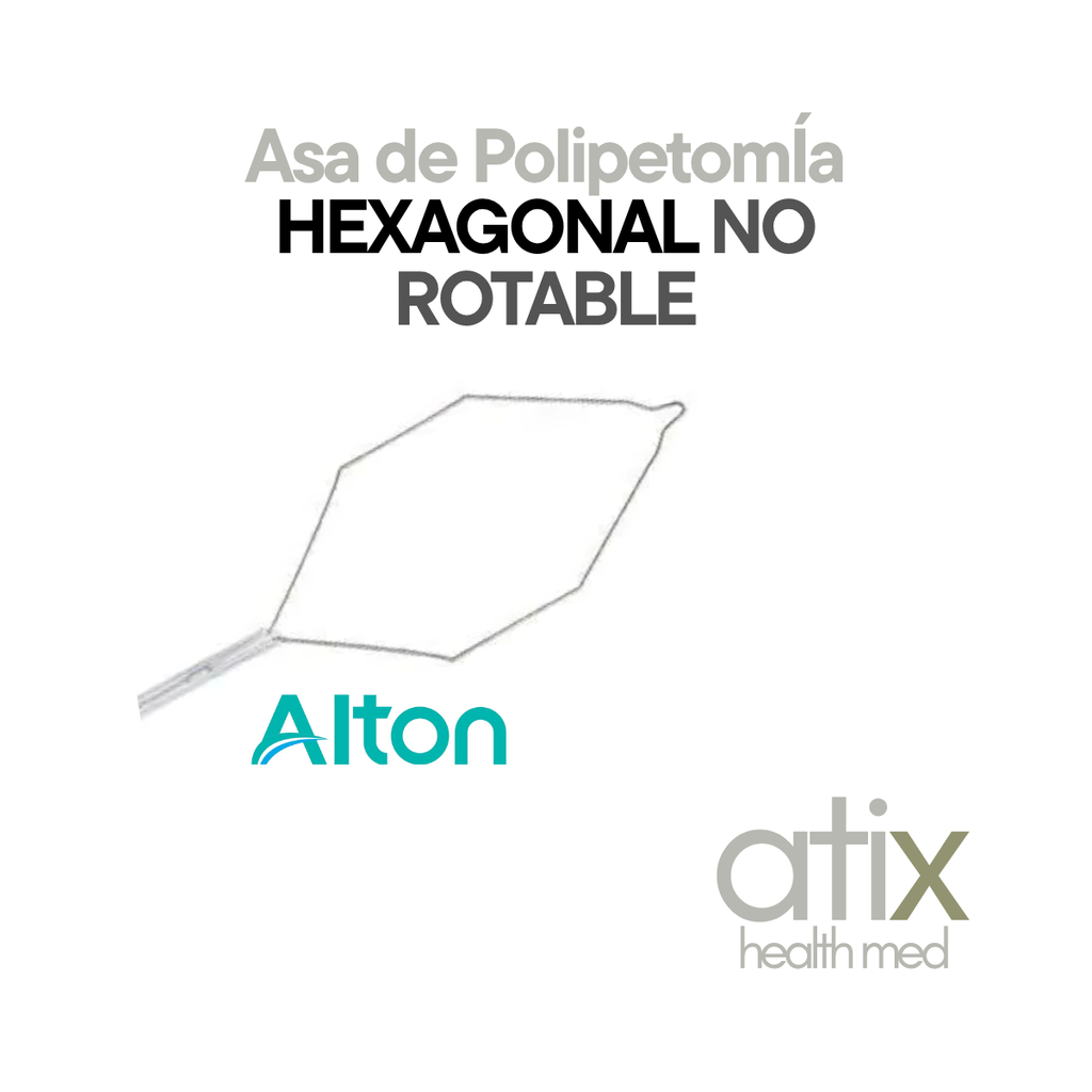 Alton Asa de Polipectomia Hexagonal NO ROTABLE  Uso CON ALTA FRECUENCIA