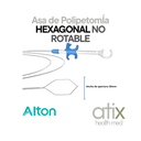 Alton Asa de Polipectomia Hexagonal NO ROTABLE  Uso CON ALTA FRECUENCIA