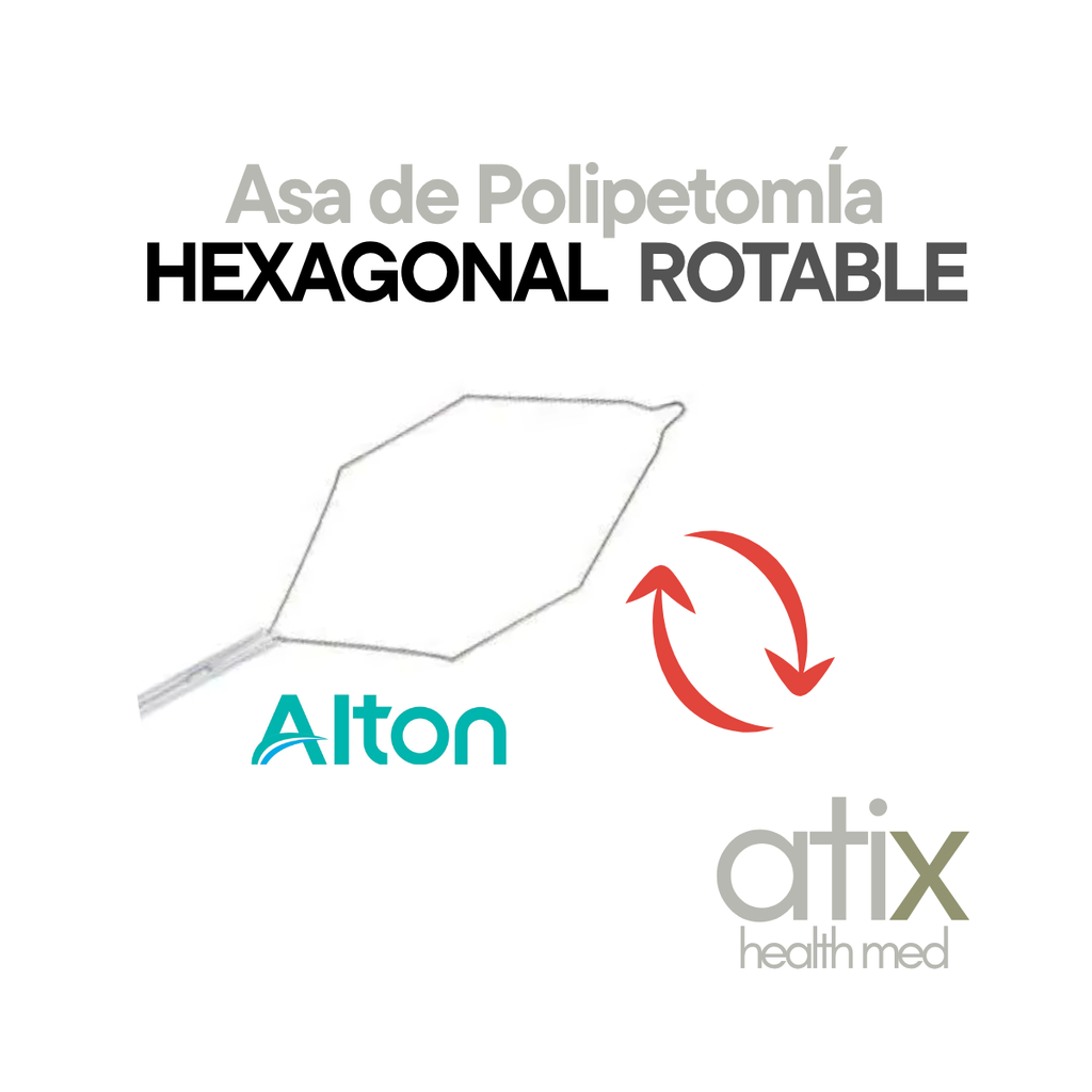 Alton Asa de Polipectomia Hexagonal Rotable uso Con Alta Frecuencia  para Gastroscopio