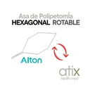 Alton Asa de Polipectomia Hexagonal Rotable uso Con Alta Frecuencia  para Gastroscopio