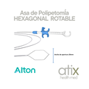 Alton Asa de Polipectomia Hexagonal Rotable uso Con Alta Frecuencia  para Gastroscopio