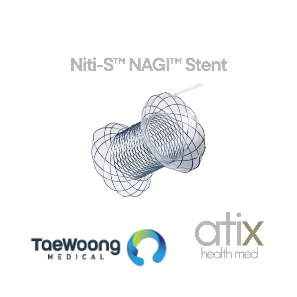 Taewoong Niti-S™ Stent de Pancreas AUTOEXPANDIBLE Flexible con Iintroductor NAGI (D:12MMX3CM9)