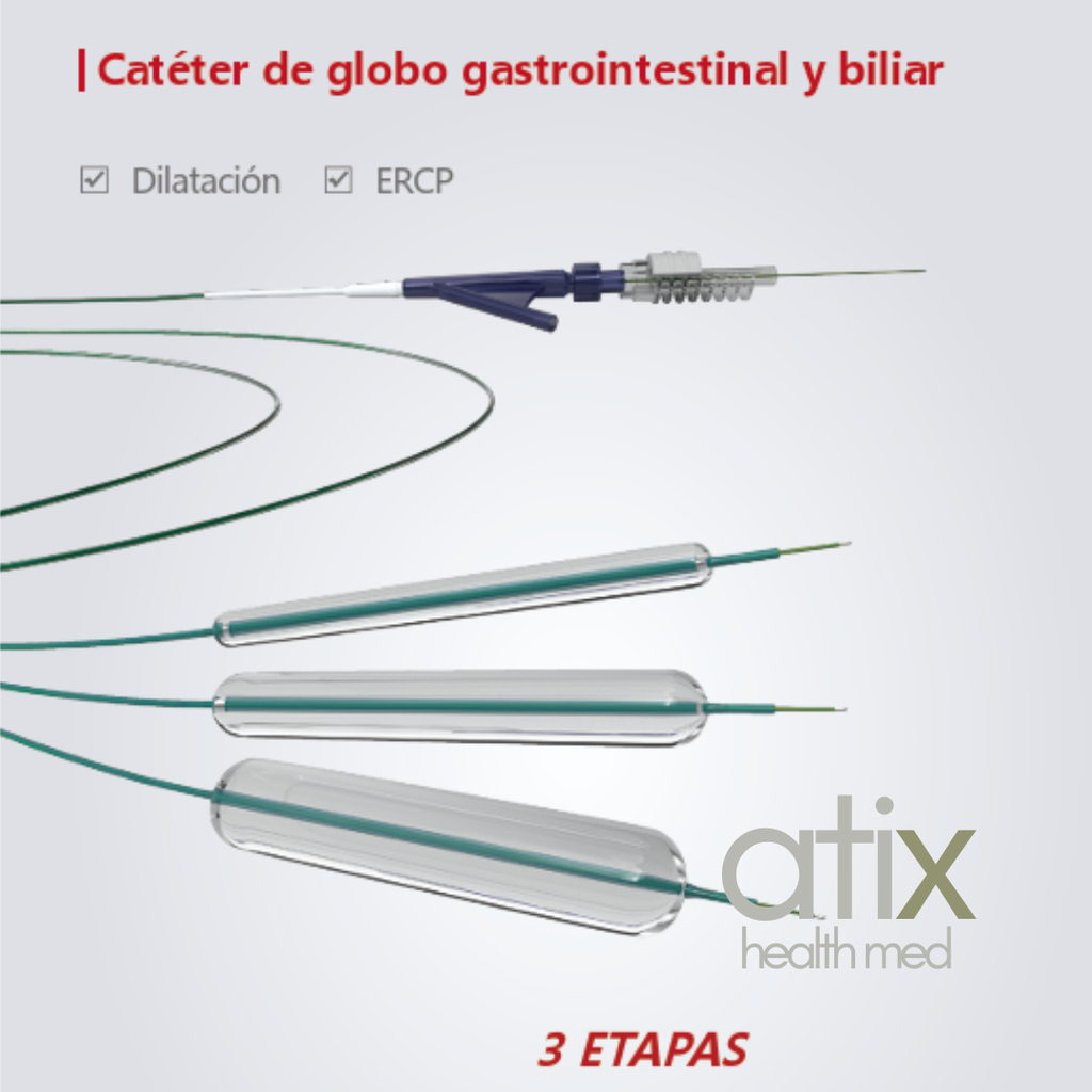 Vedkang Catéter Balón Gastrointestinal y Biliar /Dilatador 3 Etapas