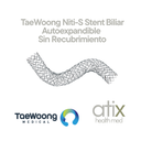 TaeWoong Niti-S Stent Biliar [D-Type] SIN Recubrimiento Autoexpandible 