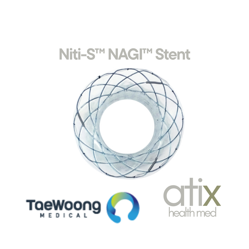 Taewoong Niti-S™ Stent de Pancreas AUTOEXPANDIBLE Flexible con Iintroductor NAGI (D:12MMX3CM9)