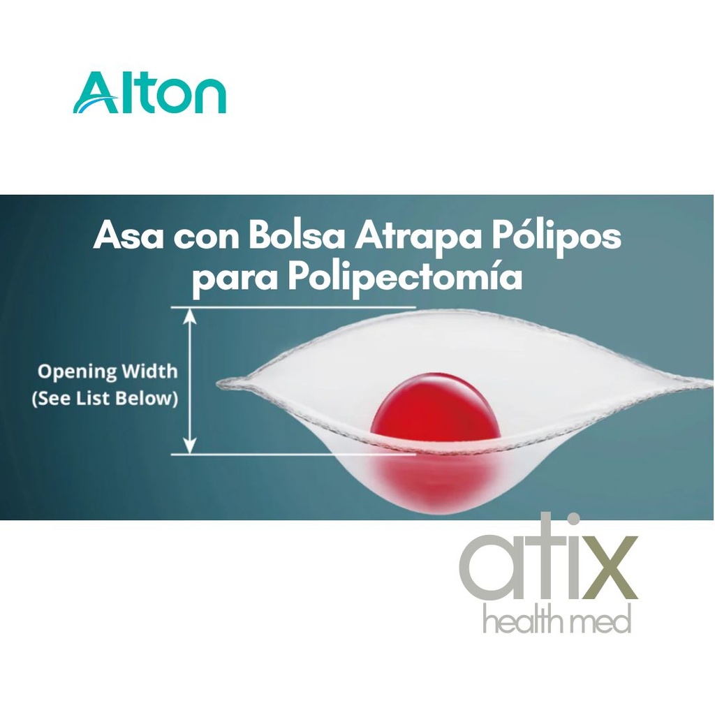 Alton Asa con Bolsa Atrapa Pólipos para Polipectomía