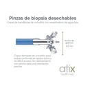 Alton Pinza de Biopsia Tipo Copa Ovalada con Dientes Cocodrilo y Cuchilla