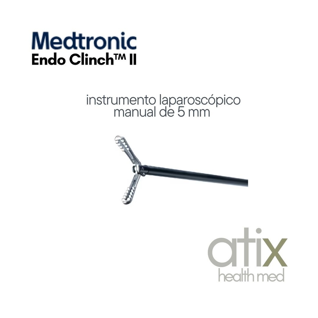 Medtronic Endo Clinch™ II Single-use instrument with ratchet,length 31 cm