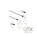 BÓER Monopolar curved scissors