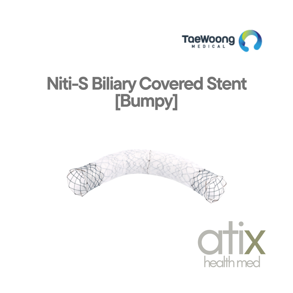 TaeWoong Niti-S Stent Biliar Recubierto Tipo [Bumpy] Autoexpandible