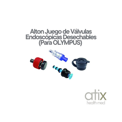 [AC-AF-DVS4-O] Alton Disposable valve set for endoscope compatible with Olympus equipment