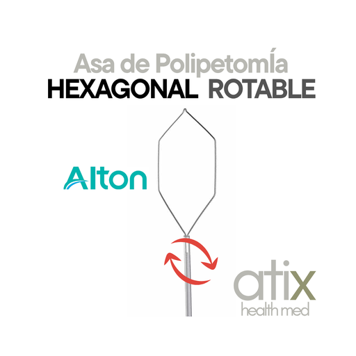 Alton Asa de Polipectomia Hexagonal Rotable uso Con Alta Frecuencia  para Gastroscopio